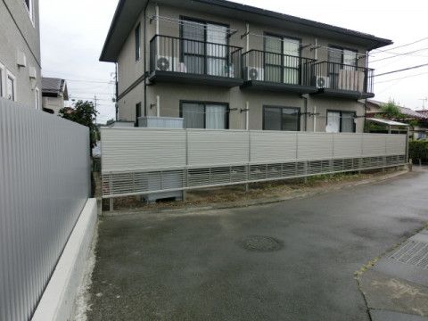 【長野吉田店】　　長野市Ｈ様邸　　フェンス取付しました。